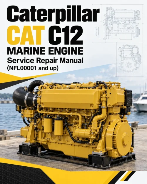 Caterpillar CAT C12 Marine Engine Service Repair Manual (NFL00001 and up) Caterpillar CAT C12 Marine Engine Service Repair Manual (NFL00001 and up)