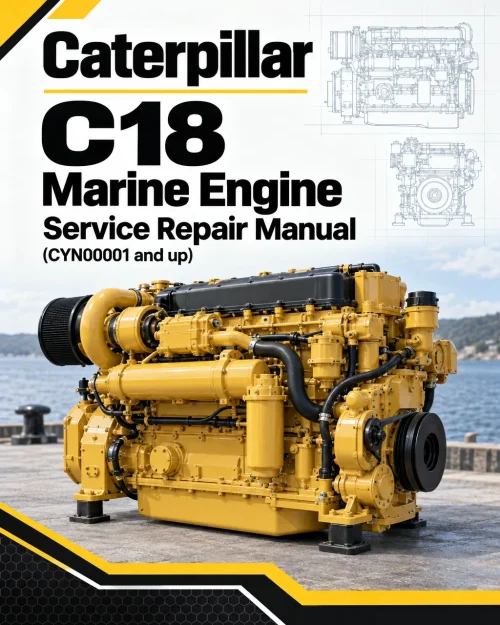 Caterpillar CAT C18 Marine Engine Service Repair Manual (CYN00001 and up) Caterpillar CAT C18 Marine Engine Service Repair Manual (CYN00001 and up)