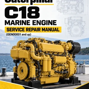 Caterpillar CAT C18 Marine Engine Service Repair Manual (GEN00001 and up)