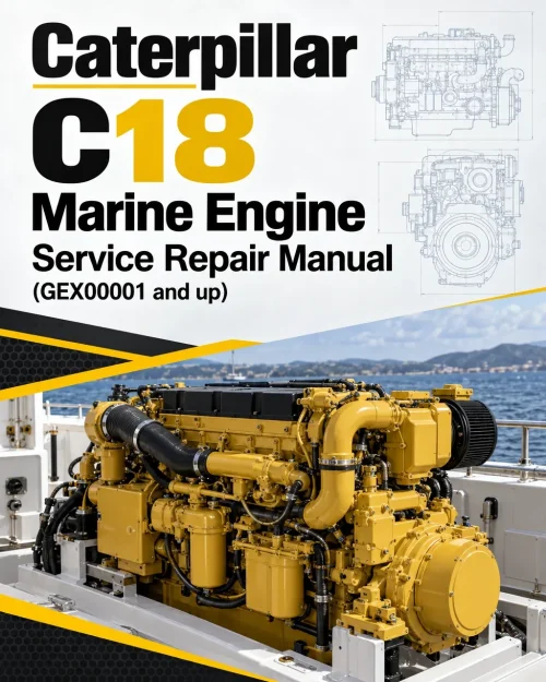 Caterpillar CAT C18 Marine Engine Service Repair Manual (GEX00001 and up) Caterpillar CAT C18 Marine Engine Service Repair Manual (GEX00001 and up)