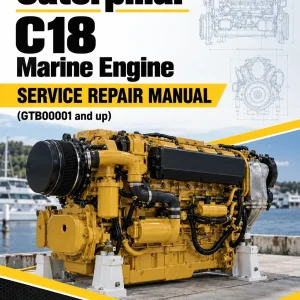 Caterpillar CAT C18 Marine Engine Service Repair Manual (GTB00001 and up)