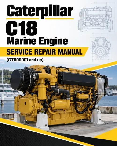 Caterpillar CAT C18 Marine Engine Service Repair Manual (GTB00001 and up) Caterpillar CAT C18 Marine Engine Service Repair Manual (GTB00001 and up)
