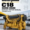 Caterpillar CAT C18 Marine Engine Service Repair Manual (J2K00001 and up)