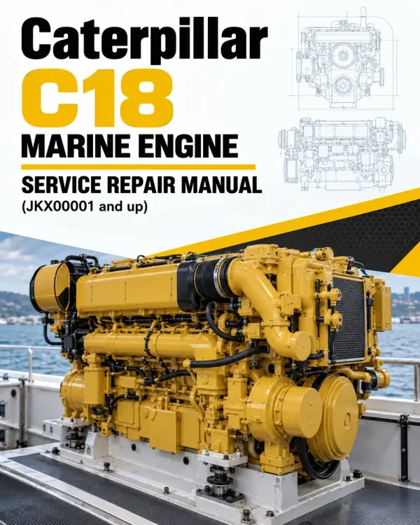 Caterpillar CAT C18 Marine Engine Service Repair Manual (JKX00001 and up) Caterpillar CAT C18 Marine Engine Service Repair Manual (JKX00001 and up)