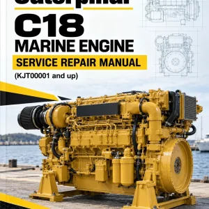 Caterpillar CAT C18 Marine Engine Service Repair Manual (KJT00001 and up)
