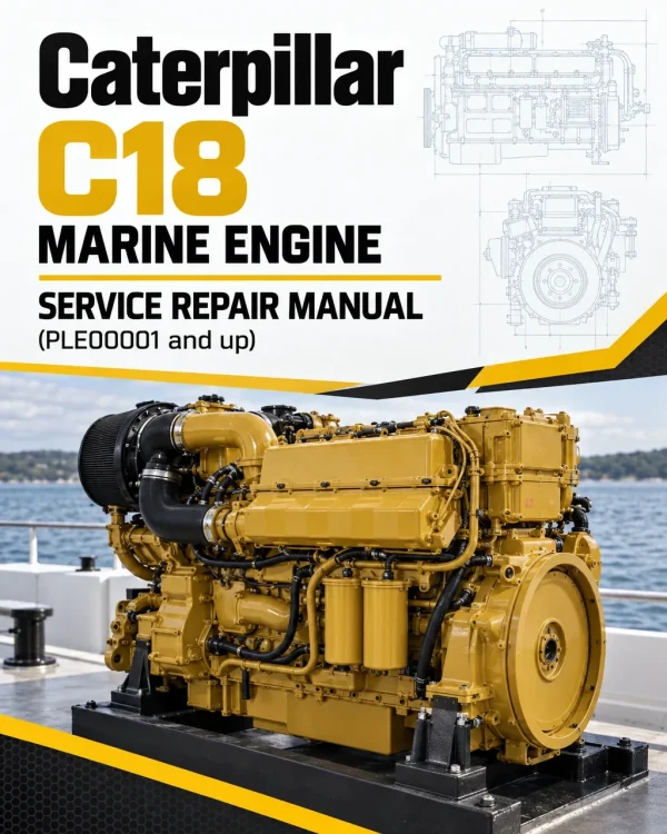 Caterpillar CAT C18 Marine Engine Service Repair Manual (PLE00001 and up) Caterpillar CAT C18 Marine Engine Service Repair Manual (PLE00001 and up)