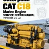 Caterpillar CAT C18 Marine Engine Service Repair Manual (T2P00001 and up)
