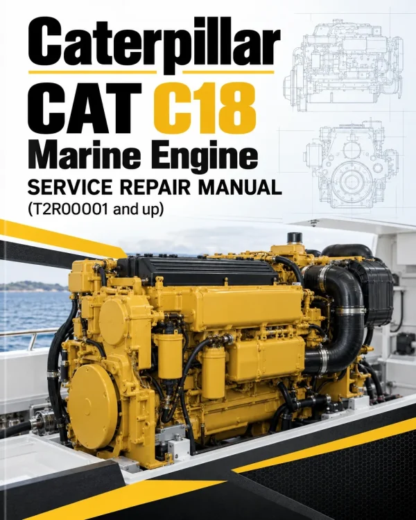 Caterpillar CAT C18 Marine Engine Service Repair Manual (T2R00001 and up) Caterpillar CAT C18 Marine Engine Service Repair Manual (T2R00001 and up)