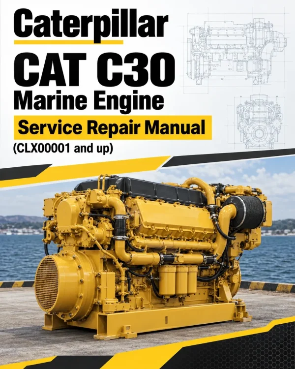 Caterpillar CAT C30 Marine Engine Service Repair Manual (CLX00001 and up) Caterpillar CAT C30 Marine Engine Service Repair Manual (CLX00001 and up)