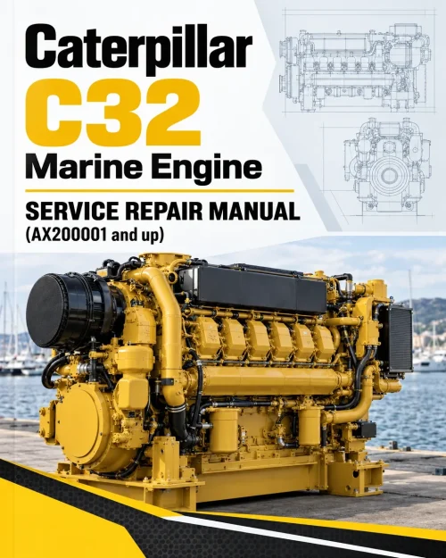 Caterpillar CAT C32 Marine Engine Service Repair Manual (AX200001 and up) Caterpillar CAT C32 Marine Engine Service Repair Manual (AX200001 and up)