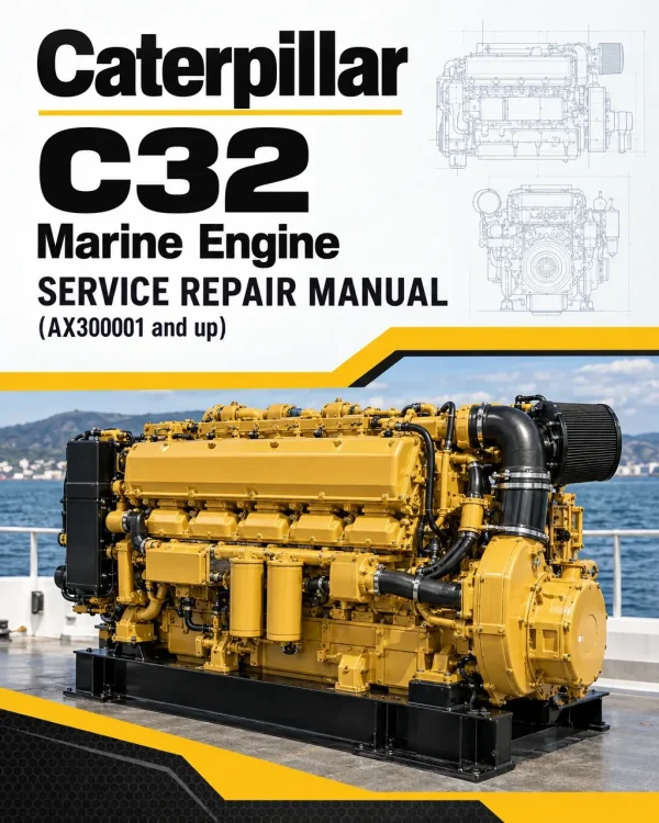 Caterpillar CAT C32 Marine Engine Service Repair Manual (AX300001 and up) Caterpillar CAT C32 Marine Engine Service Repair Manual (AX300001 and up)