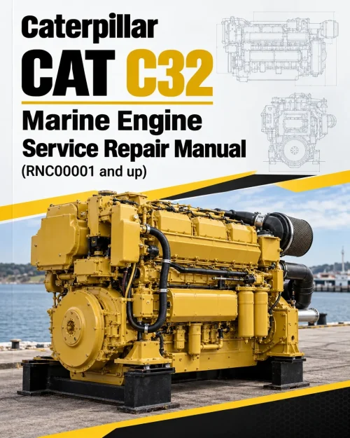 Caterpillar CAT C32 Marine Engine Service Repair Manual (RNC00001 and up)