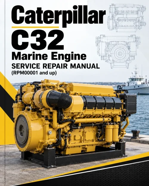 Caterpillar CAT C32 Marine Engine Service Repair Manual (RPM00001 and up) Caterpillar CAT C32 Marine Engine Service Repair Manual (RPM00001 and up)