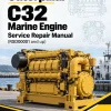 Caterpillar CAT C32 Marine Engine Service Repair Manual (RSD00001 and up) Caterpillar CAT C32 Marine Engine Service Repair Manual (RSD00001 and up)