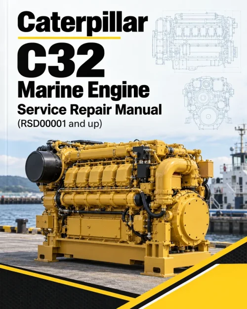 Caterpillar CAT C32 Marine Engine Service Repair Manual (RSD00001 and up) Caterpillar CAT C32 Marine Engine Service Repair Manual (RSD00001 and up)