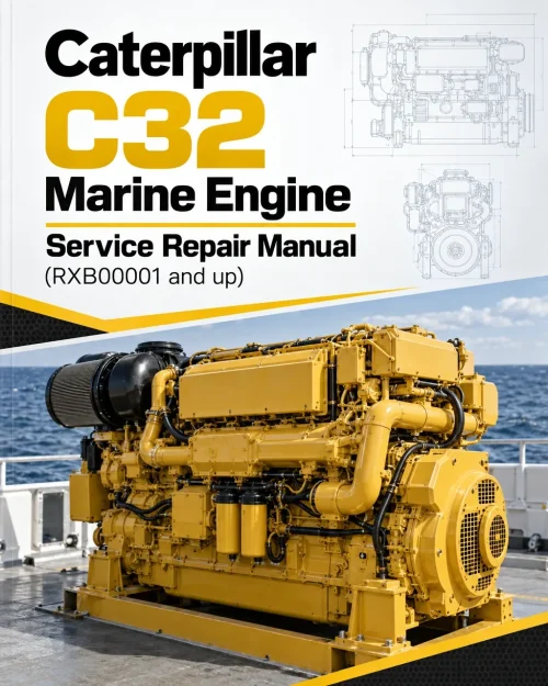 Caterpillar CAT C32 Marine Engine Service Repair Manual (RXB00001 and up)