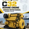Caterpillar CAT C32 Marine Engine Service Repair Manual (SDN00001 and up)