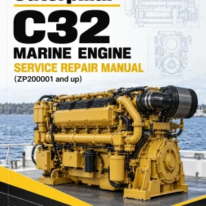 Caterpillar CAT C32 Marine Engine Service Repair Manual (ZP200001 and up)