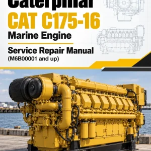 Caterpillar CAT C175-16 Marine Engine Service Repair Manual (M6B00001 and up)