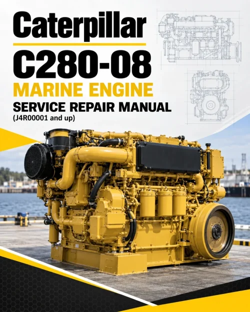 Caterpillar CAT C280-08 Marine Engine Service Repair Manual (J4R00001 and up) Caterpillar CAT C280-08 Marine Engine Service Repair Manual (J4R00001 and up)