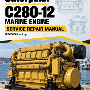 Caterpillar CAT C280-12 Marine Engine Service Repair Manual (PB800001 and up)