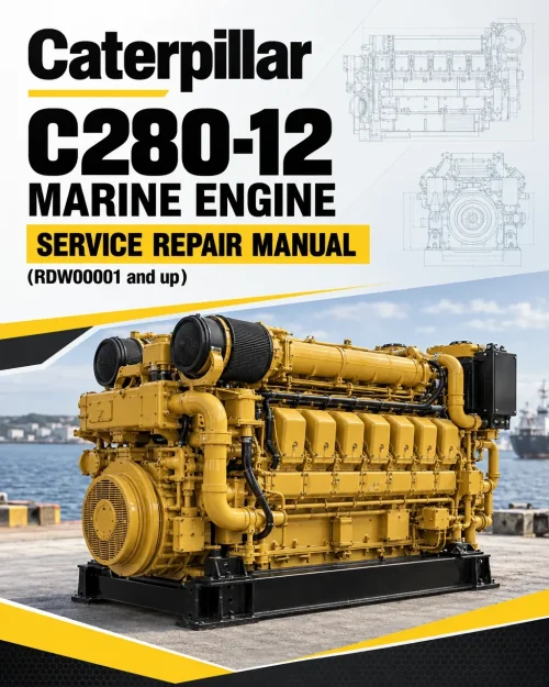 Caterpillar CAT C280-12 Marine Engine Service Repair Manual (RDW00001 and up) Caterpillar CAT C280-12 Marine Engine Service Repair Manual (RDW00001 and up)