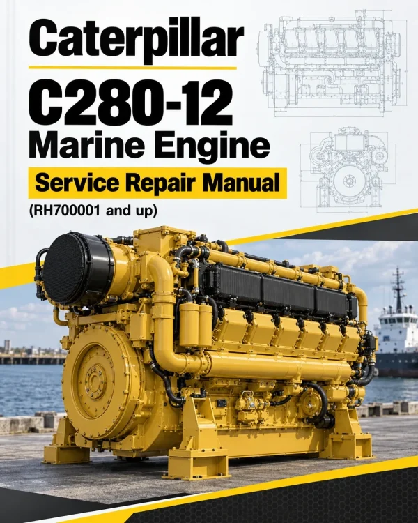 Caterpillar CAT C280-12 Marine Engine Service Repair Manual (RH700001 and up) Caterpillar CAT C280-12 Marine Engine Service Repair Manual (RH700001 and up)
