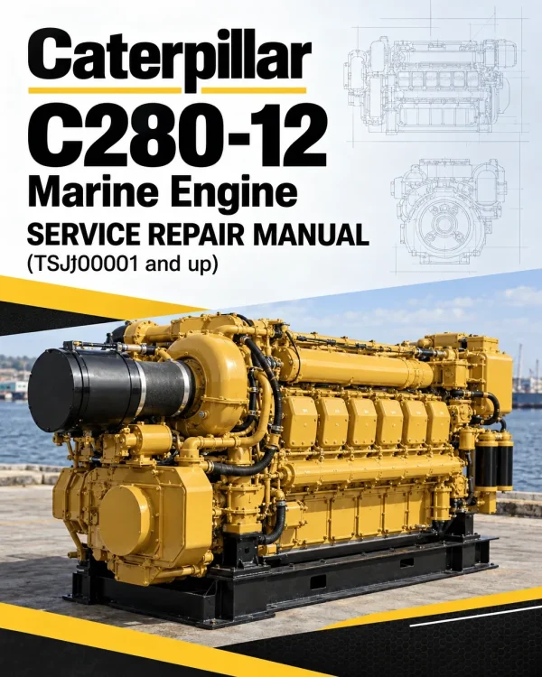 Caterpillar CAT C280-12 Marine Engine Service Repair Manual (TSJ00001 and up) Caterpillar CAT C280-12 Marine Engine Service Repair Manual (TSJ00001 and up)