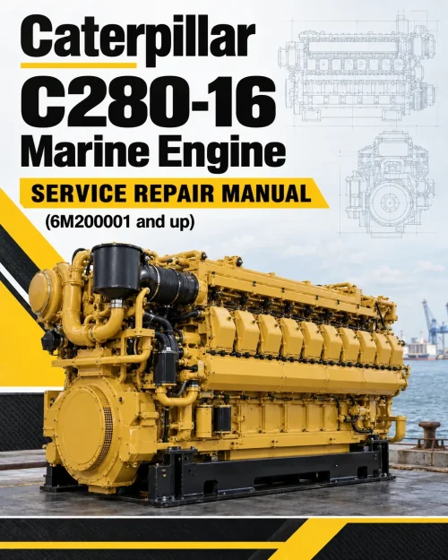 Caterpillar CAT C280-16 Marine Engine Service Repair Manual (6M200001 and up) Caterpillar CAT C280-16 Marine Engine Service Repair Manual (6M200001 and up)