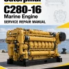 Caterpillar CAT C280-16 Marine Engine Service Repair Manual (PB900001 and up)