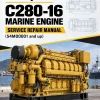 Caterpillar CAT C280-16 Marine Engine Service Repair Manual (S4M00001 and up) Caterpillar CAT C280-16 Marine Engine Service Repair Manual (S4M00001 and up)