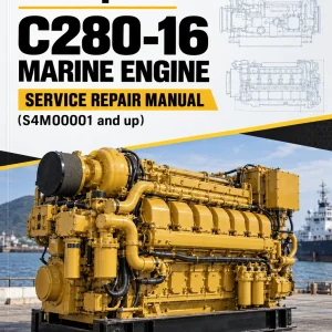 Caterpillar CAT C280-16 Marine Engine Service Repair Manual (S4M00001 and up)