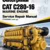 Caterpillar CAT C280-16 Marine Engine Service Repair Manual (TDX00001 and up)