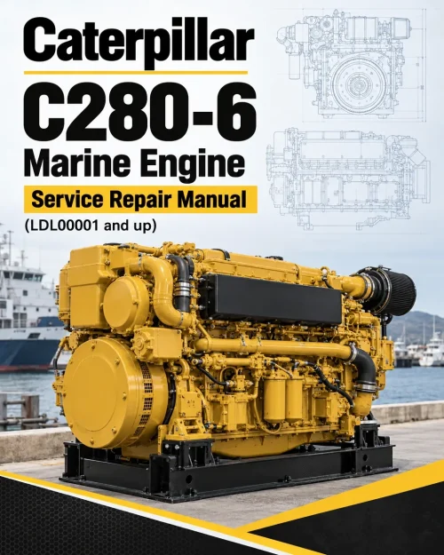 Caterpillar CAT C280-6 Marine Engine Service Repair Manual (LDL00001 and up) Caterpillar CAT C280-6 Marine Engine Service Repair Manual (LDL00001 and up)