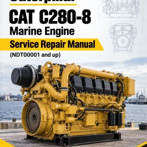 Caterpillar CAT C280-8 Marine Engine Service Repair Manual (NDT00001 and up)