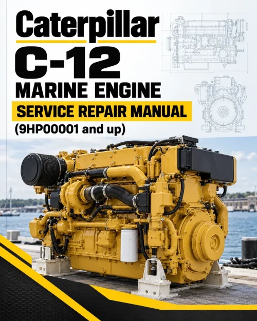 Caterpillar CAT C-12 Marine Engine Service Repair Manual (9HP00001 and up) Caterpillar CAT C-12 Marine Engine Service Repair Manual (9HP00001 and up)