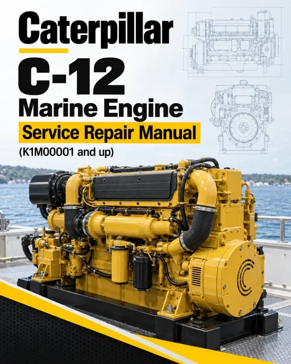 Caterpillar CAT C-12 Marine Engine Service Repair Manual (K1M00001 and up) Caterpillar CAT C-12 Marine Engine Service Repair Manual (K1M00001 and up)