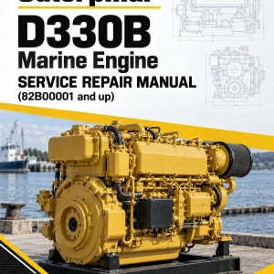 Caterpillar CAT D330B Marine Engine Service Repair Manual (82B00001 and up)
