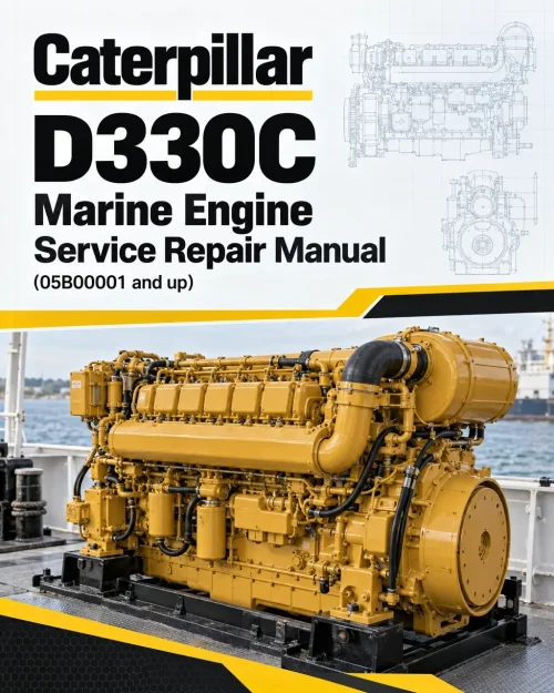 Caterpillar CAT D330C Marine Engine Service Repair Manual (05B00001 and up) Caterpillar CAT D330C Marine Engine Service Repair Manual (05B00001 and up)