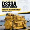 Caterpillar CAT D333A Marine Engine Service Repair Manual (59B00001 and up) Caterpillar CAT D333A Marine Engine Service Repair Manual (59B00001 and up)