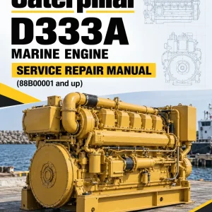 Caterpillar CAT D333A Marine Engine Service Repair Manual (88B00001 and up) Caterpillar CAT D333A Marine Engine Service Repair Manual (88B00001 and up)