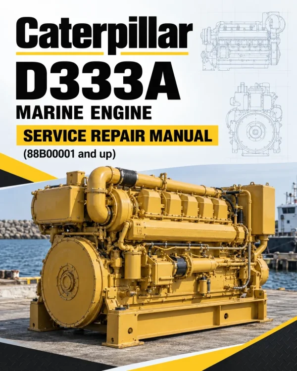 Caterpillar CAT D333A Marine Engine Service Repair Manual (88B00001 and up) Caterpillar CAT D333A Marine Engine Service Repair Manual (88B00001 and up)