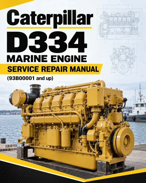 Caterpillar CAT D334 Marine Engine Service Repair Manual (93B00001 and up) Caterpillar CAT D334 Marine Engine Service Repair Manual (93B00001 and up)