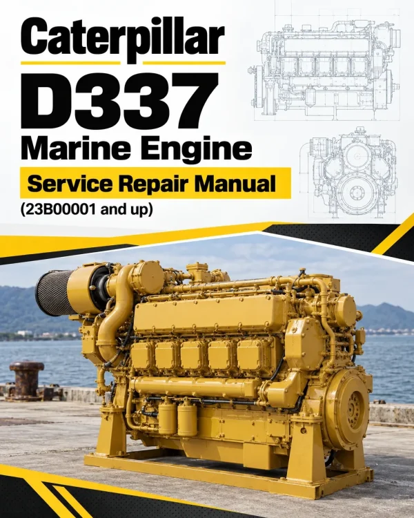 Caterpillar CAT D337 Marine Engine Service Repair Manual (23B00001 and up) Caterpillar CAT D337 Marine Engine Service Repair Manual (23B00001 and up)