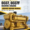 Caterpillar CAT D337, D337F Marine Engine Service Repair Manual (SN 37B1 & Up, 38B1 & Up)