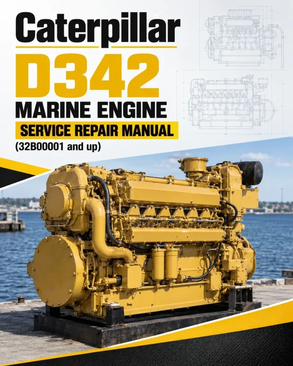 Caterpillar CAT D342 Marine Engine Service Repair Manual (32B00001 and up) Caterpillar CAT D342 Marine Engine Service Repair Manual (32B00001 and up)