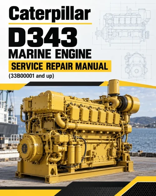 Caterpillar CAT D343 Marine Engine Service Repair Manual (33B00001 and up) Caterpillar CAT D343 Marine Engine Service Repair Manual (33B00001 and up)