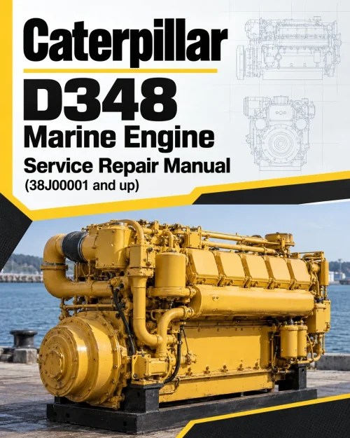Caterpillar CAT D348 Marine Engine Service Repair Manual (38J00001 and up) Caterpillar CAT D348 Marine Engine Service Repair Manual (38J00001 and up)