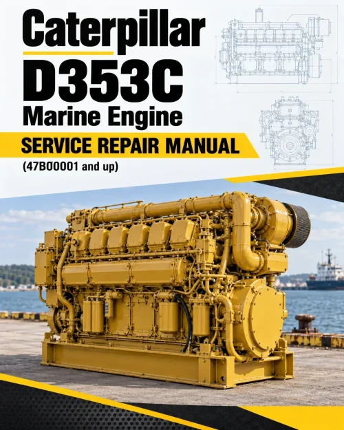 Caterpillar CAT D353C Marine Engine Service Repair Manual (47B00001 and up) Caterpillar CAT D353C Marine Engine Service Repair Manual (47B00001 and up)