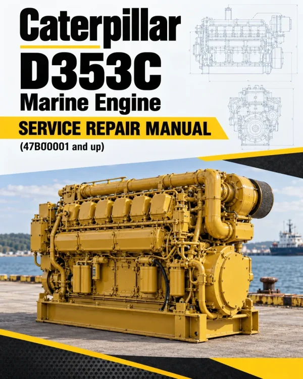 Caterpillar CAT D353C Marine Engine Service Repair Manual (47B00001 and up) Caterpillar CAT D353C Marine Engine Service Repair Manual (47B00001 and up)